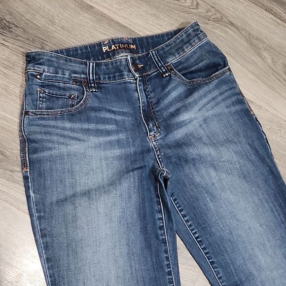 Chicos Platinum Straight Leg Jeans - Picture 5 of 7